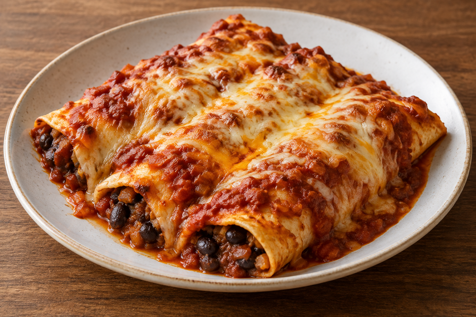 Bohnen-Enchiladas