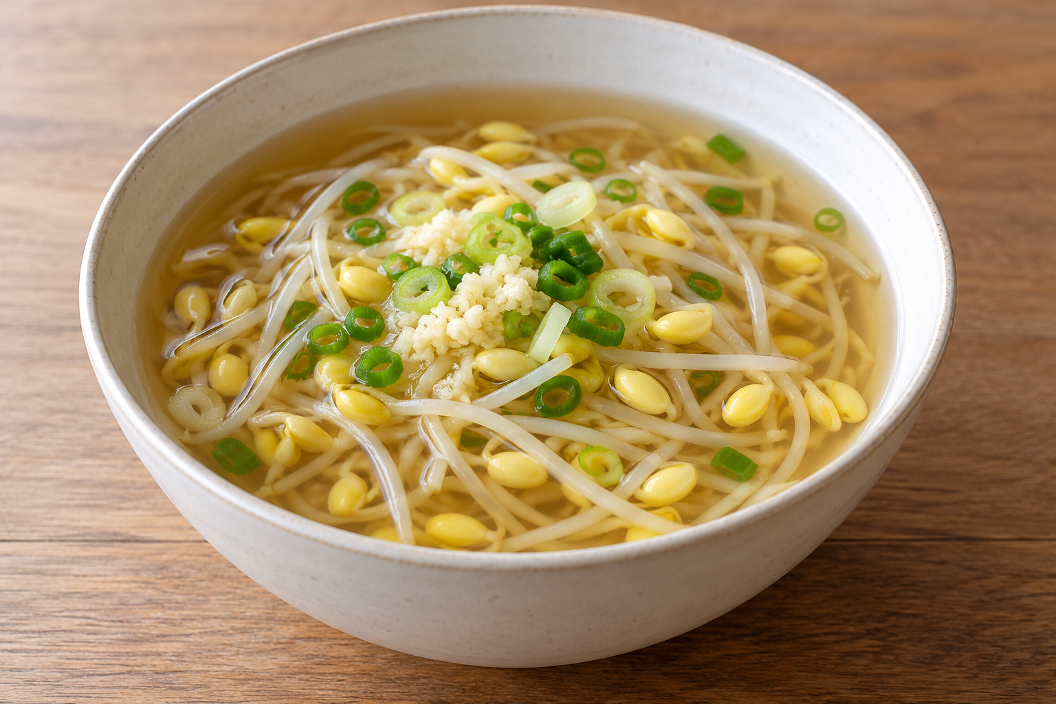 Zuppa di germogli di soia