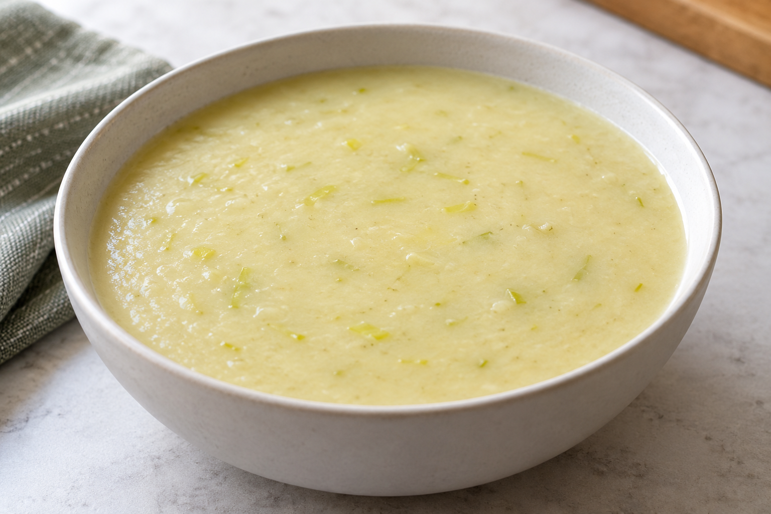 Zuppa di porri e patate