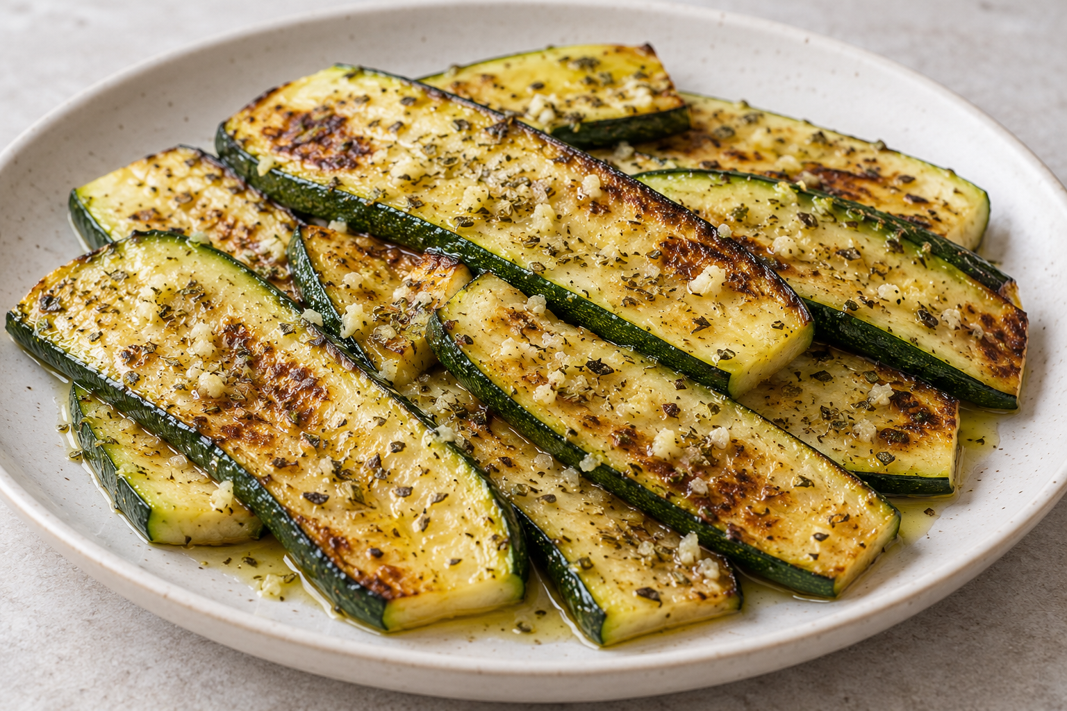 Oregano-Zucchini aus der Pfanne