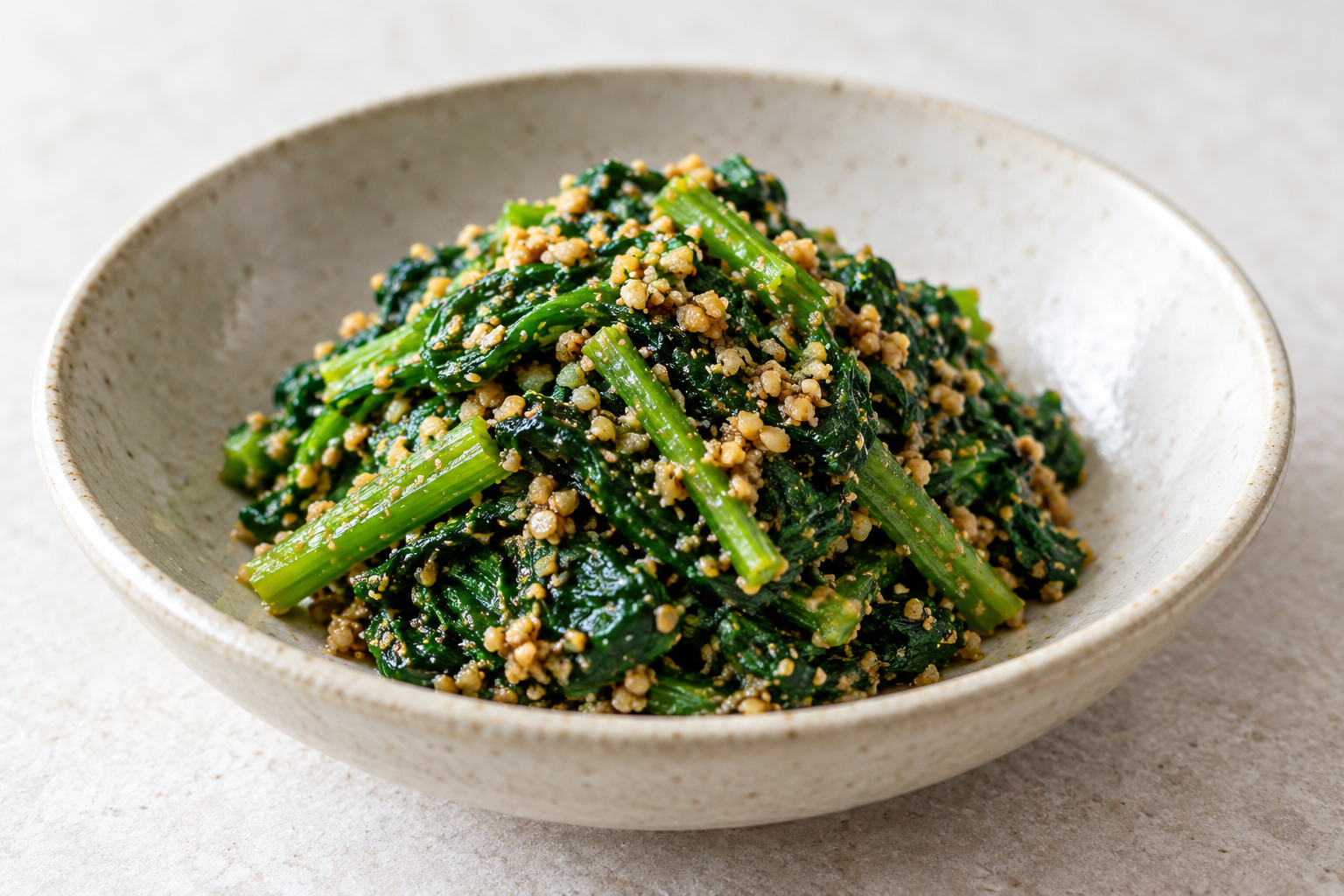 Spinaci al sesamo