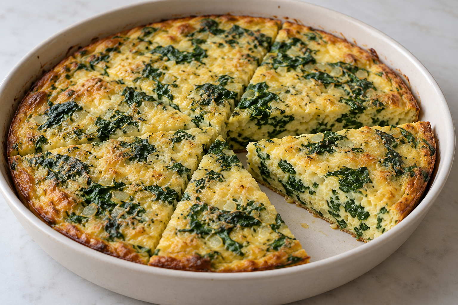 Frittata Bayam
