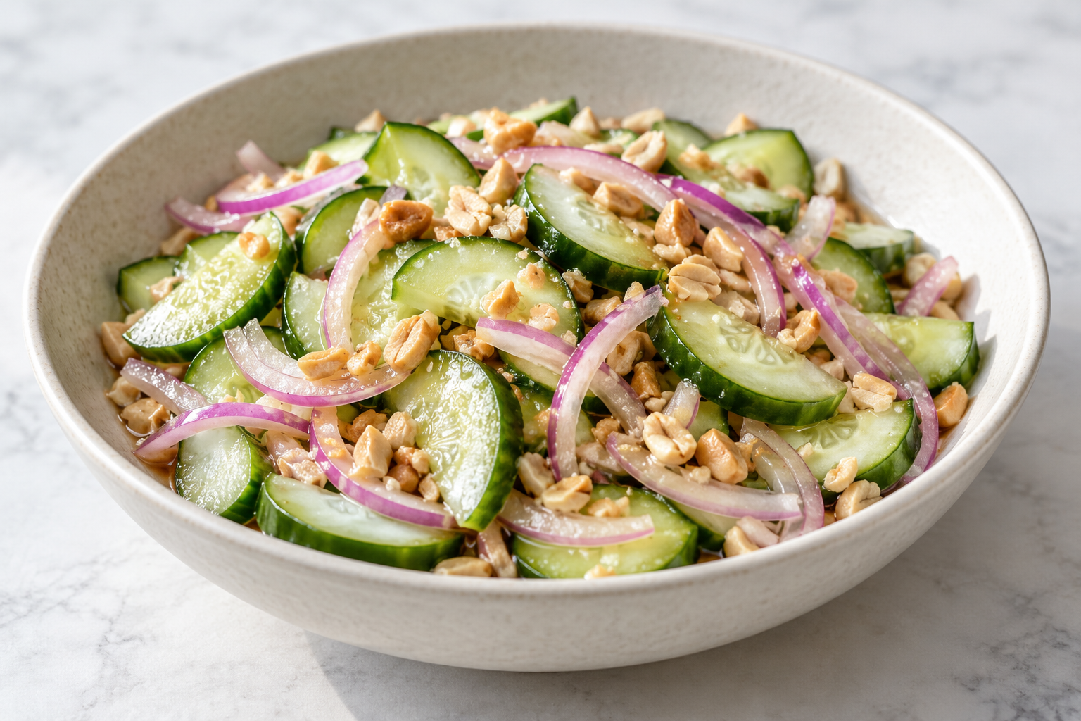 Ensalada tailandesa de pepino
