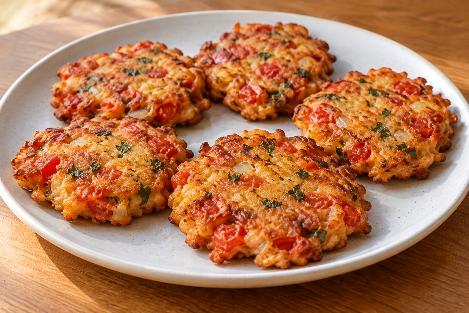 Frittelle greche di pomodoro