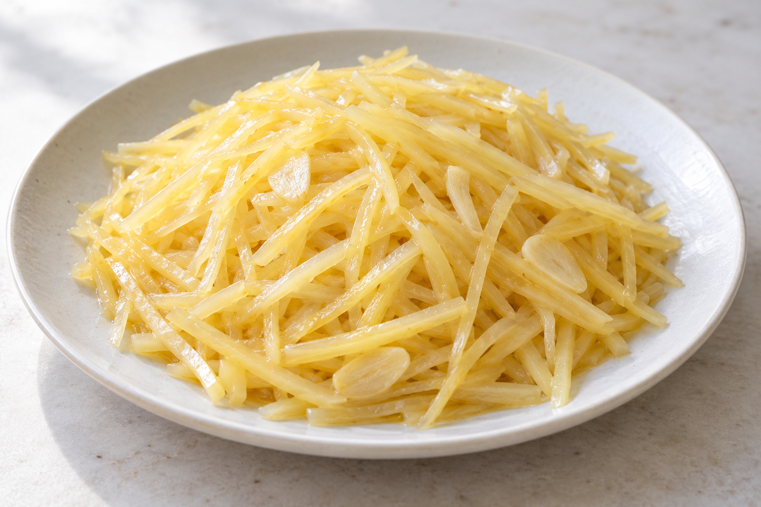 Patate a fiammifero all’aceto